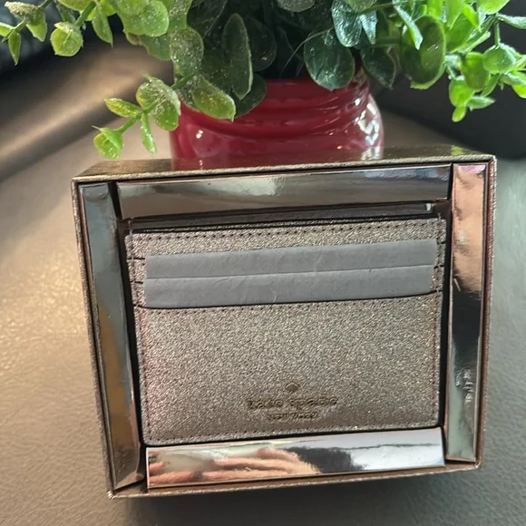 Kate Spade Gold Card Holder - Picture 2 of 6
